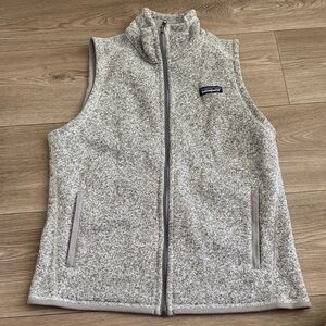 Patagonia Heathered Gray Fleece Vest